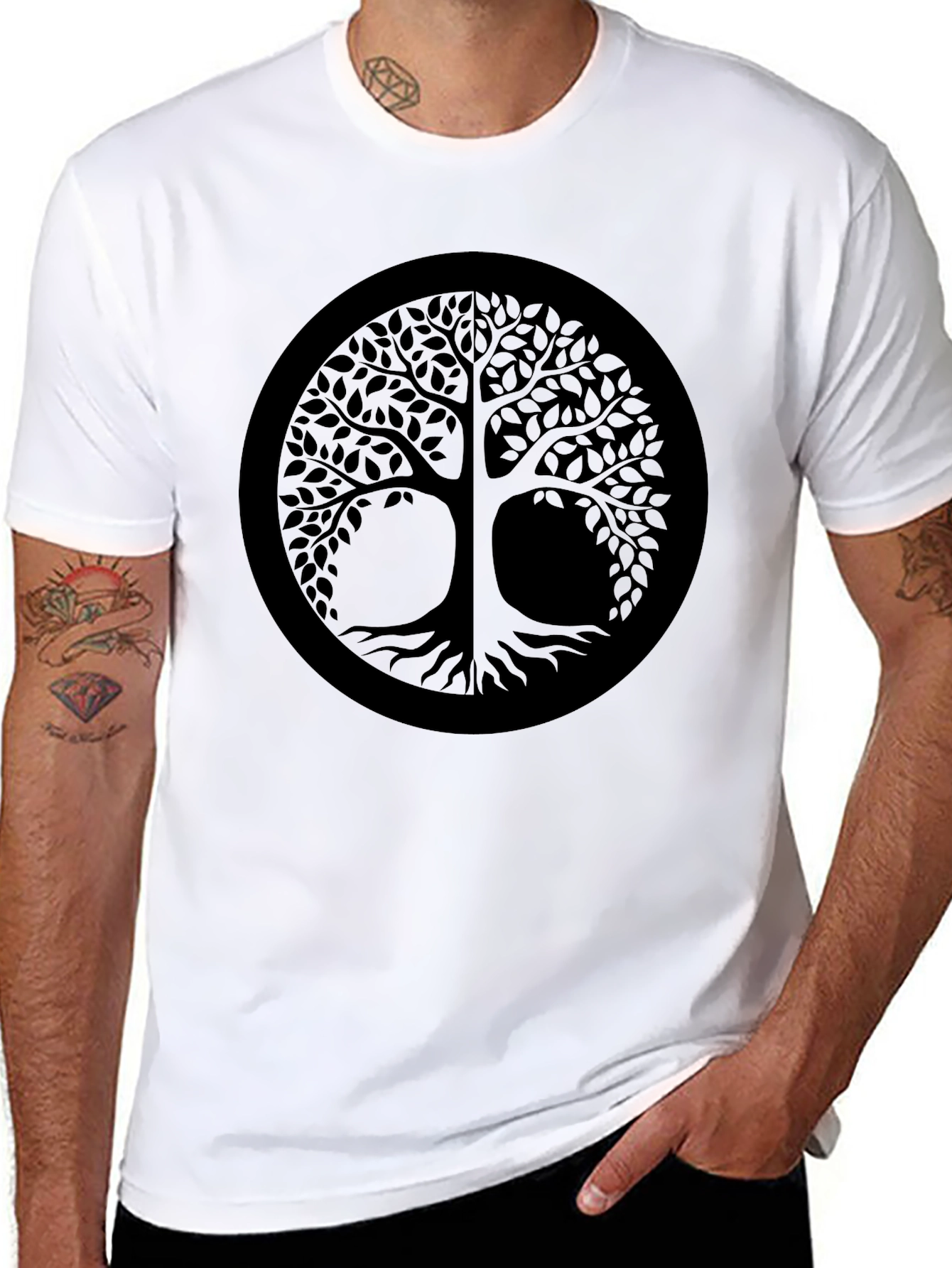 Tree of Life Graphic Black T-Shirt