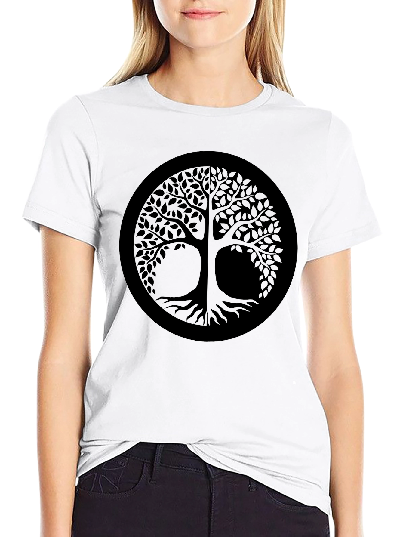 Tree of Life Graphic Black T-Shirt