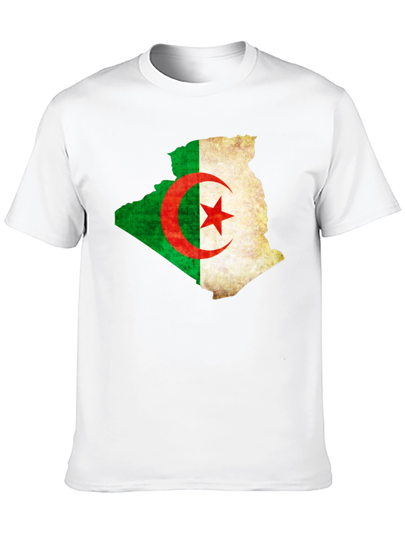 Algeria Flag Map T-Shirt - Country Pride Tee