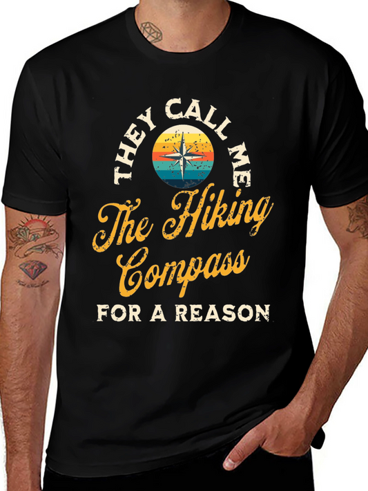 The Hiking Compass T-Shirt - Adventure Tee