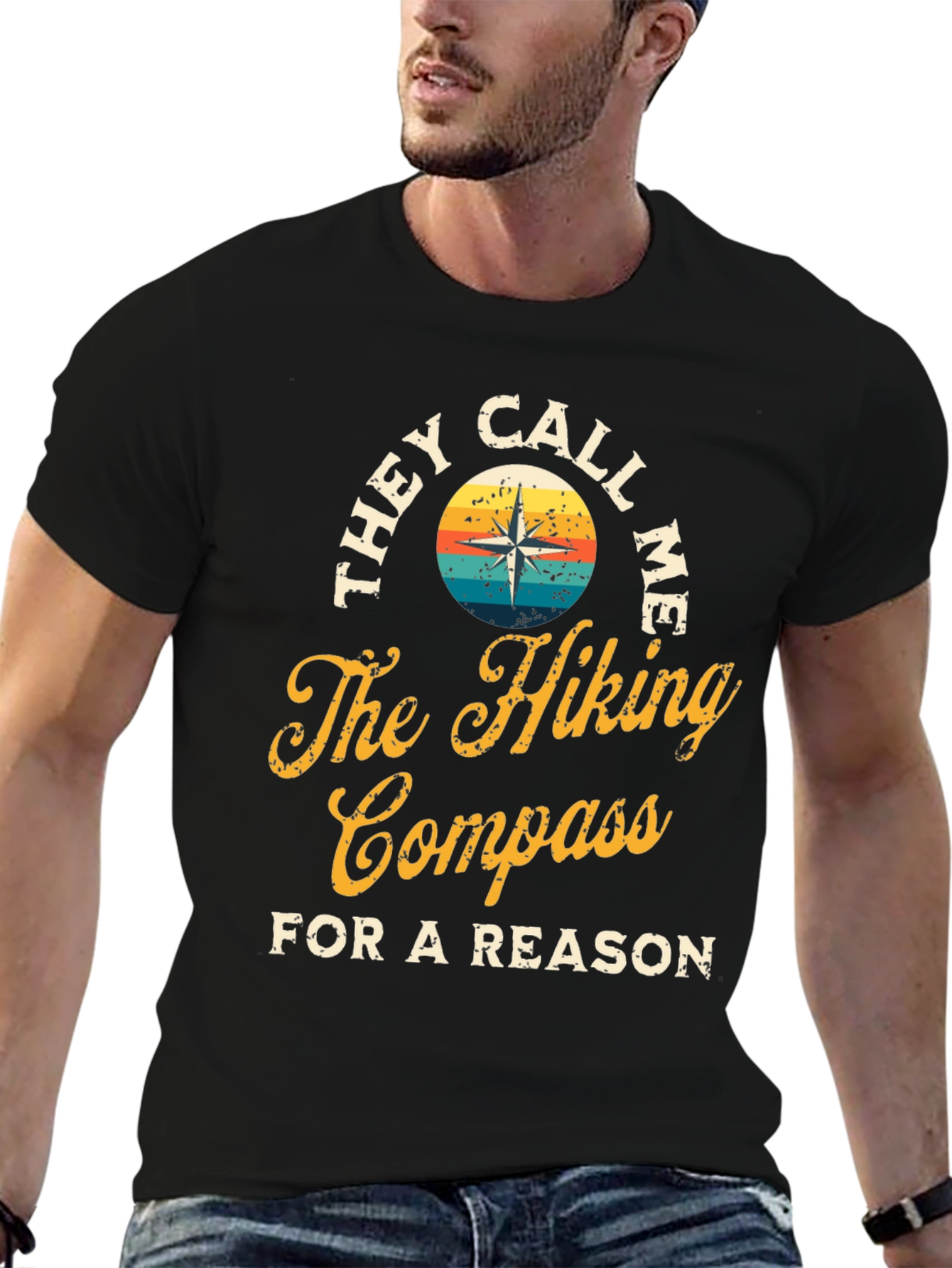 The Hiking Compass T-Shirt - Adventure Tee