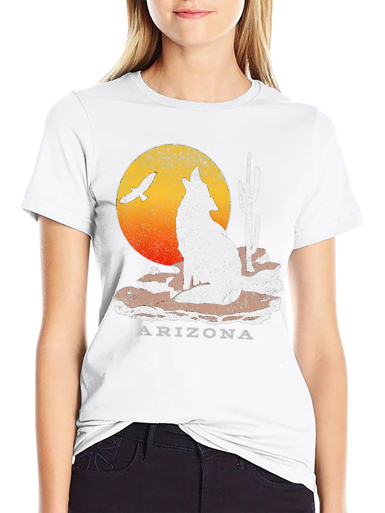 Arizona Wolf T-Shirt - Desert Graphic Tee