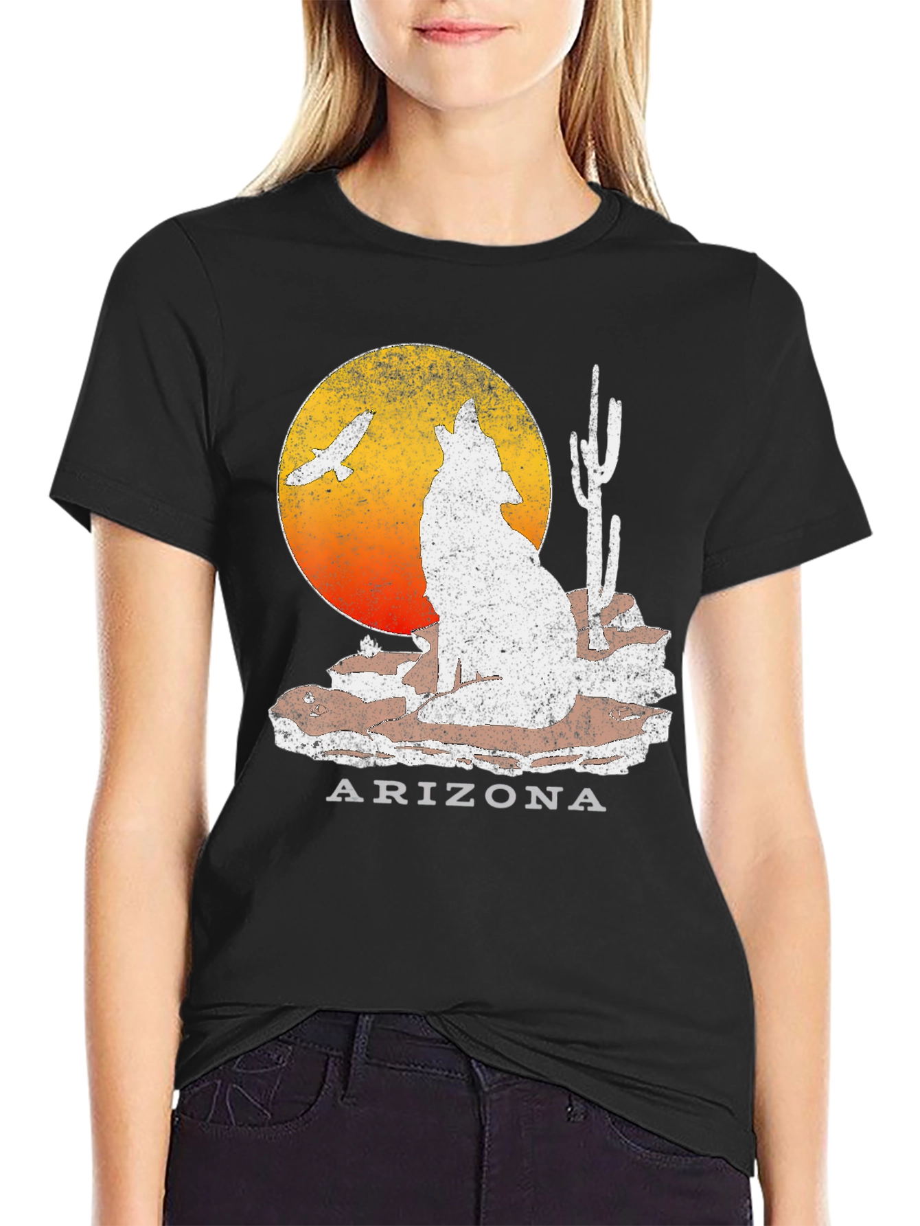 Arizona Wolf T-Shirt - Desert Graphic Tee