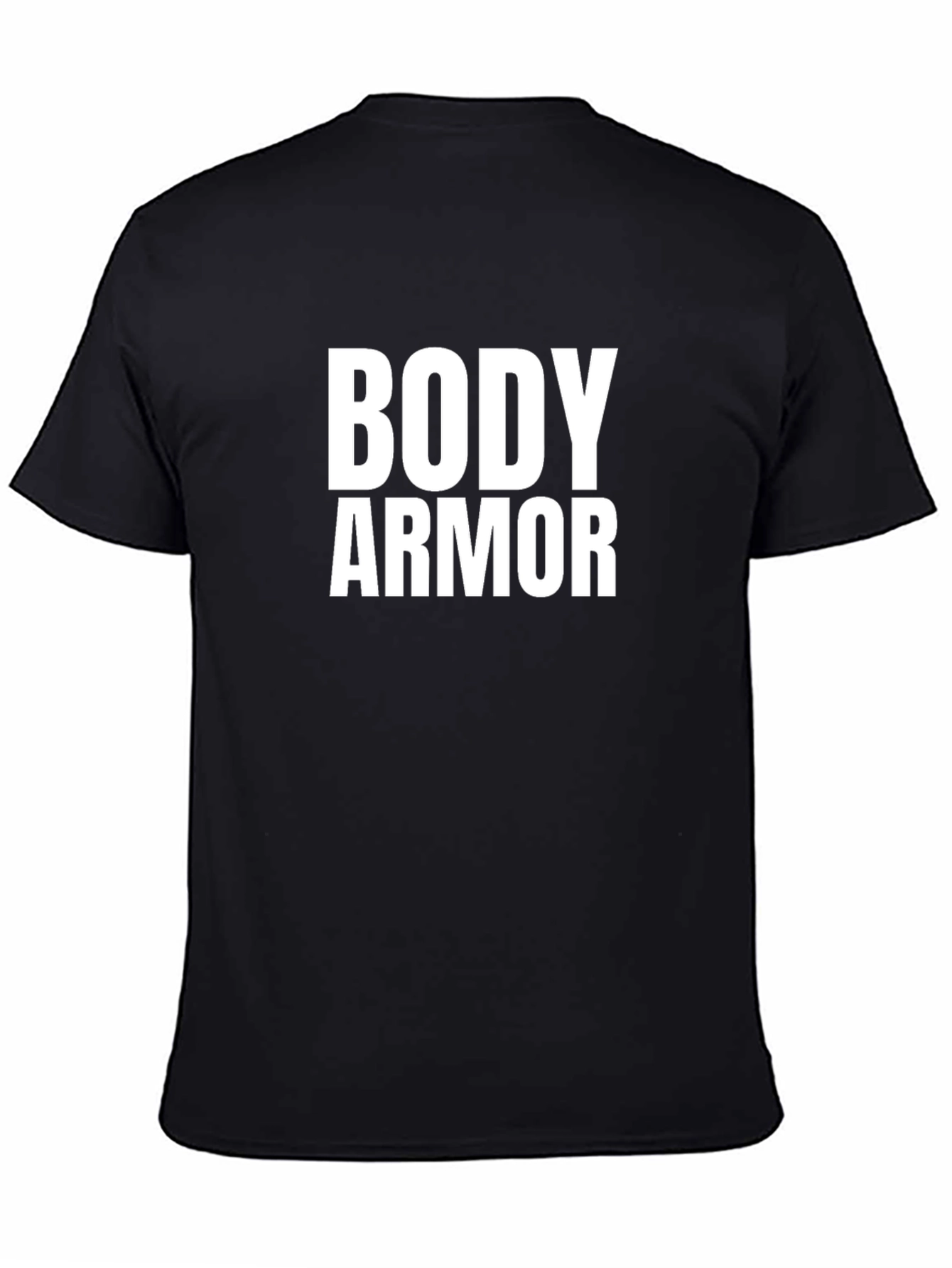 Body Armor Graphic Tee - Black Casual T-Shirt