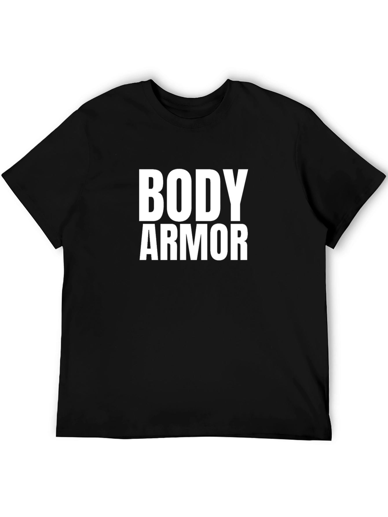 Body Armor Graphic Tee - Black Casual T-Shirt