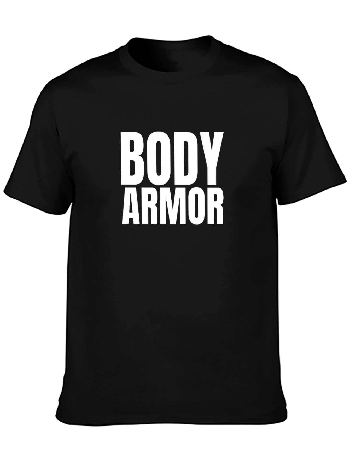 Body Armor Graphic Tee - Black Casual T-Shirt