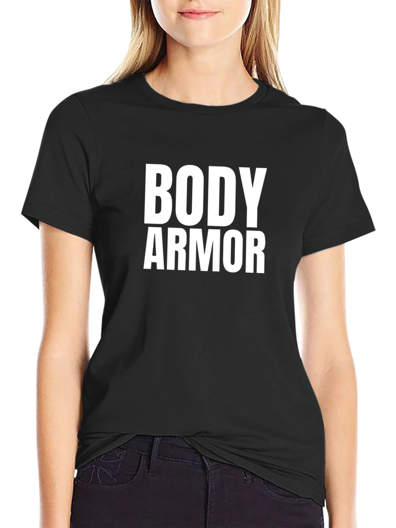Body Armor Graphic Tee - Black Casual T-Shirt