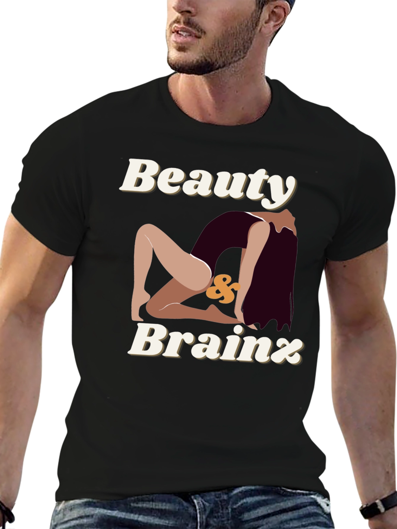 Beauty & Brainz Graphic T-Shirt - Stylish Unisex Tee