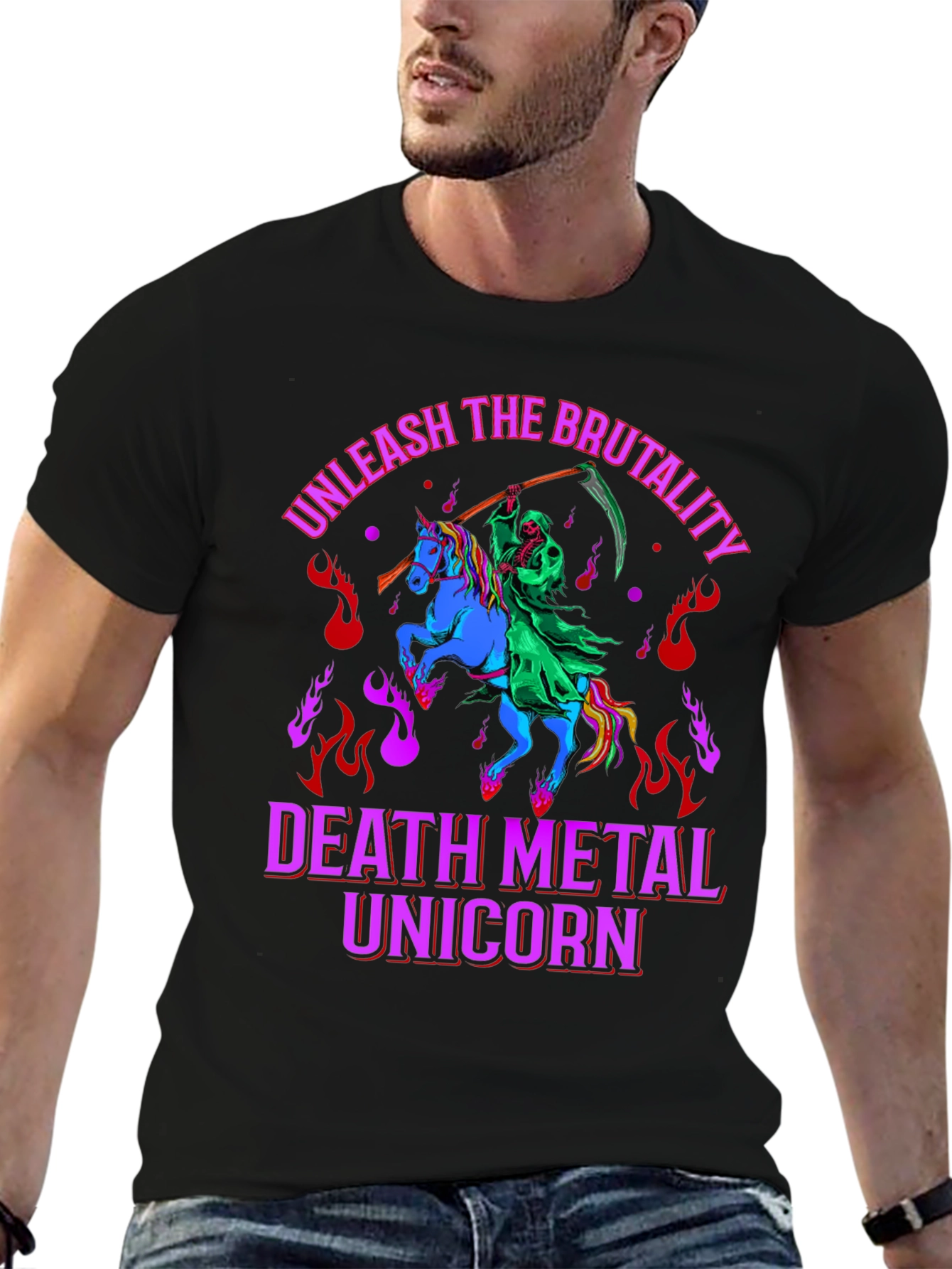 Death Metal Unicorn T-Shirt