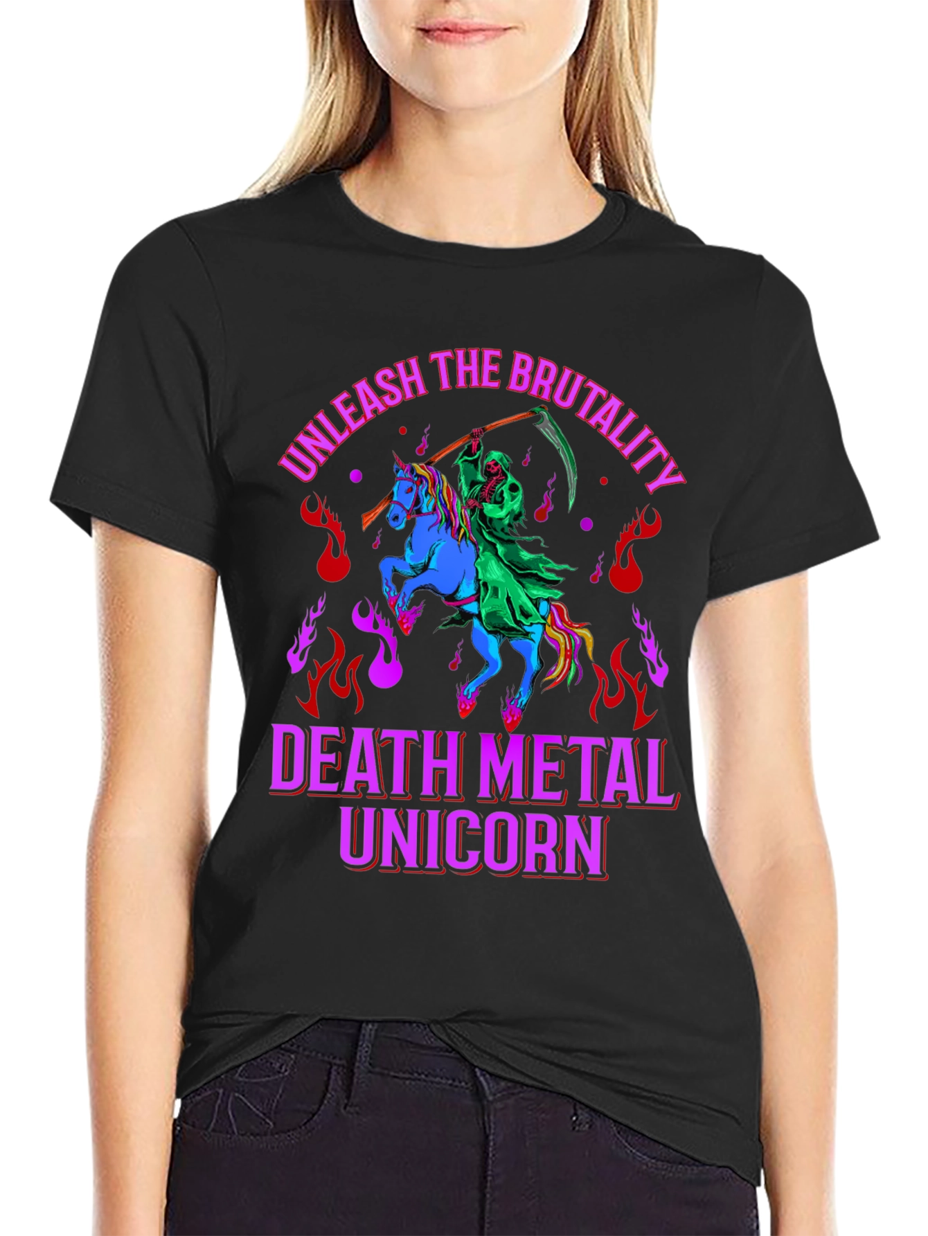 Death Metal Unicorn T-Shirt