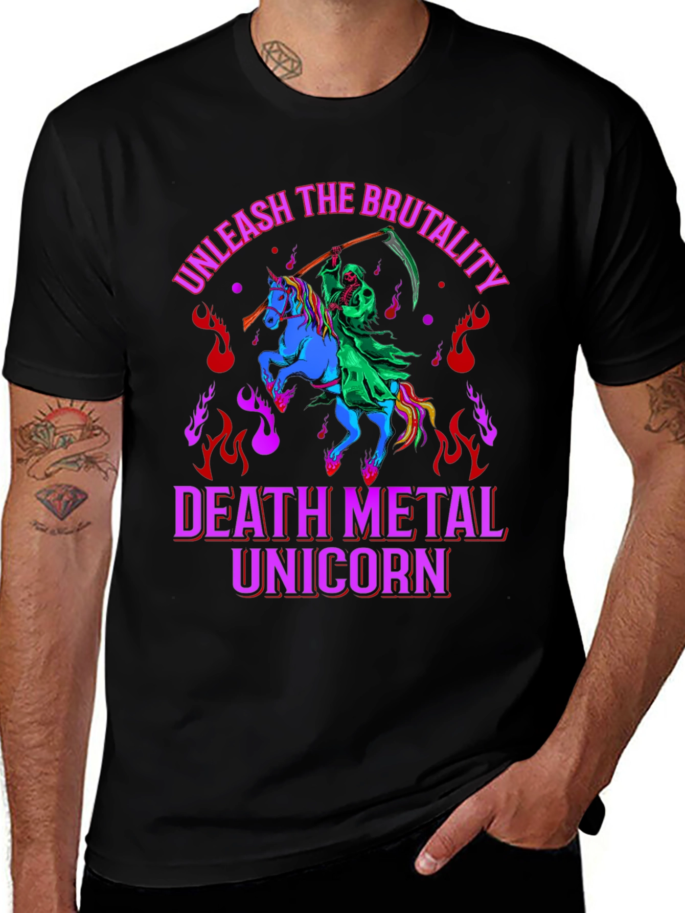 Death Metal Unicorn T-Shirt