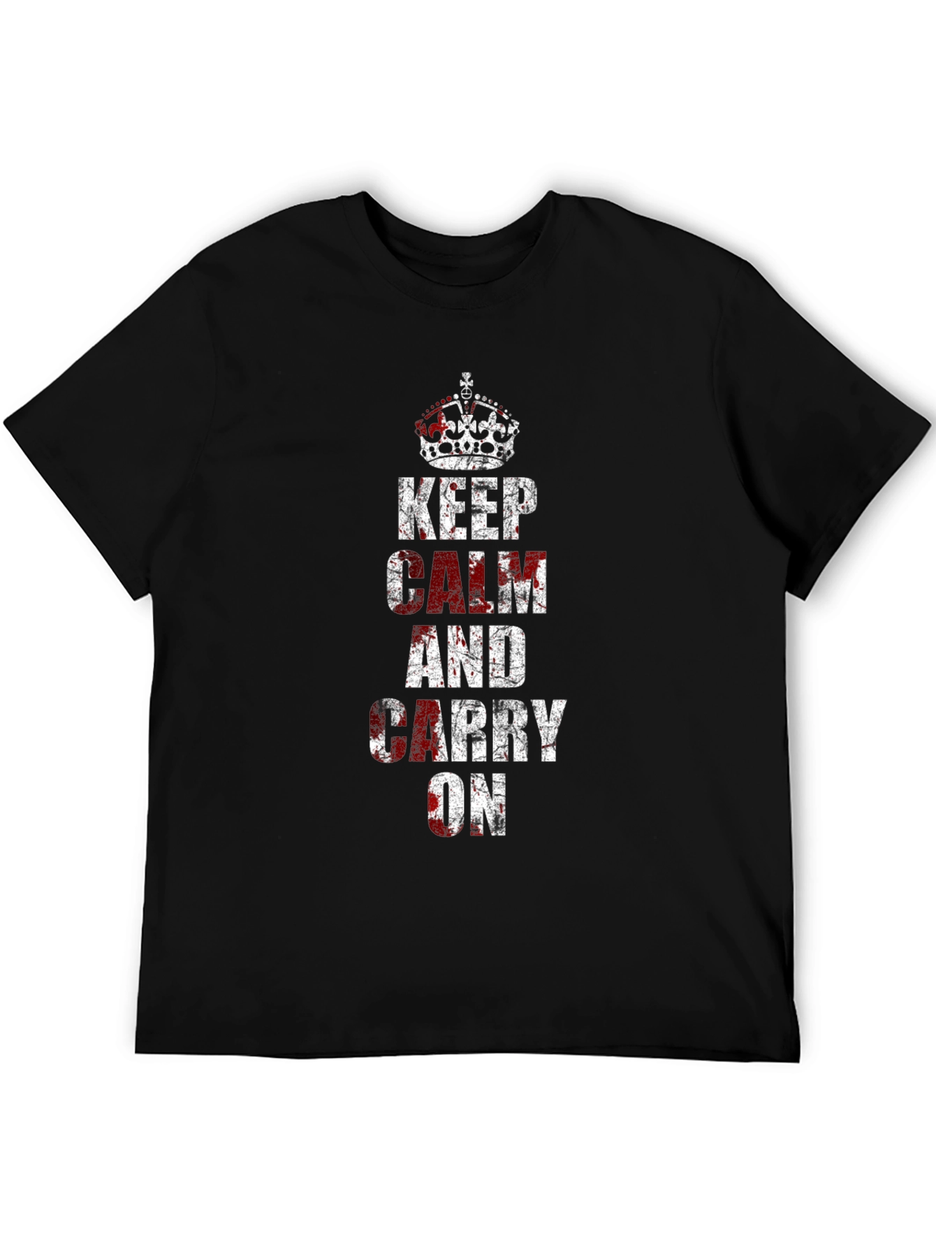 Keep Calm Novelty Graphic T-Shirt