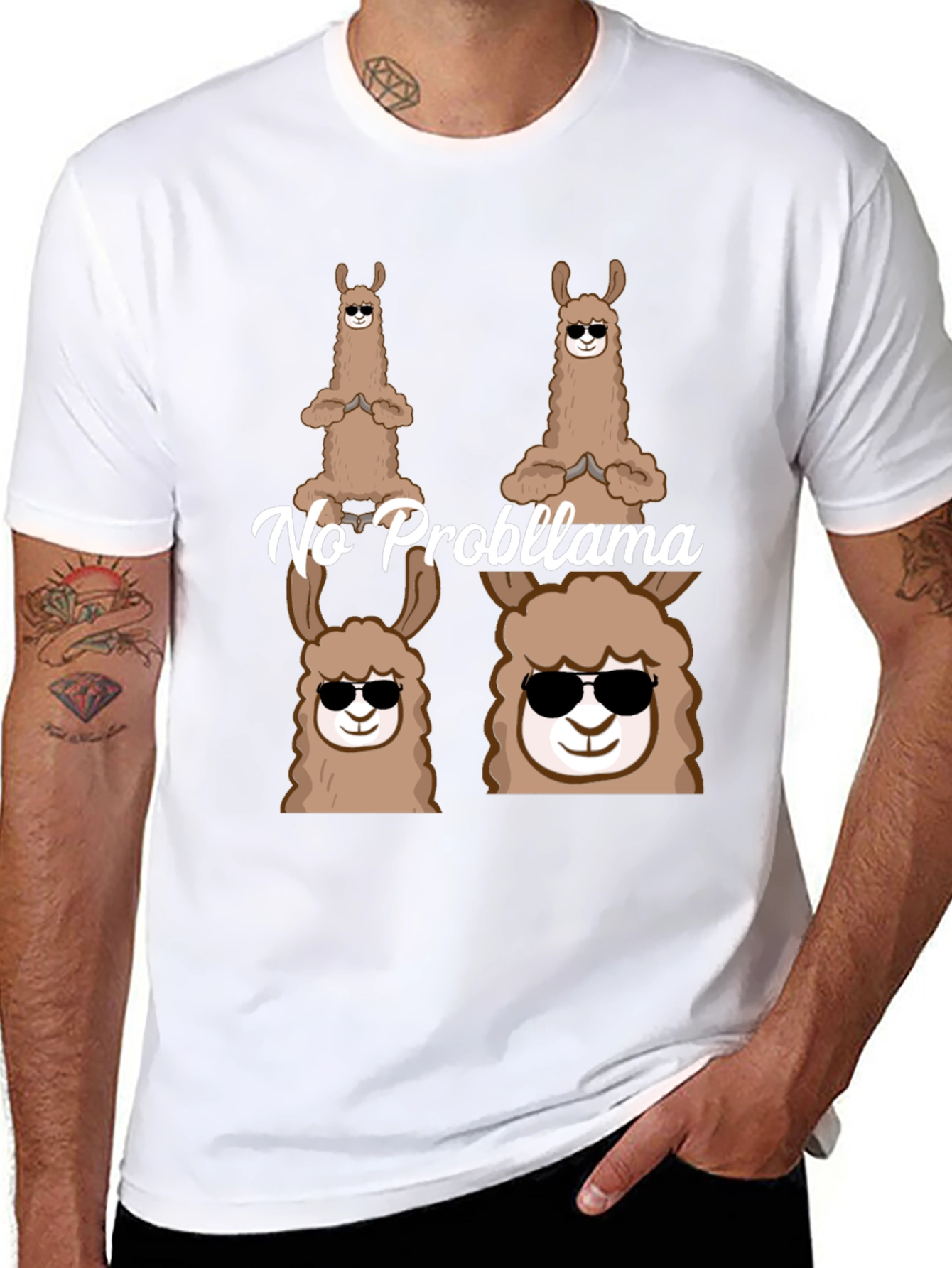 No Problllama Graphic Tee