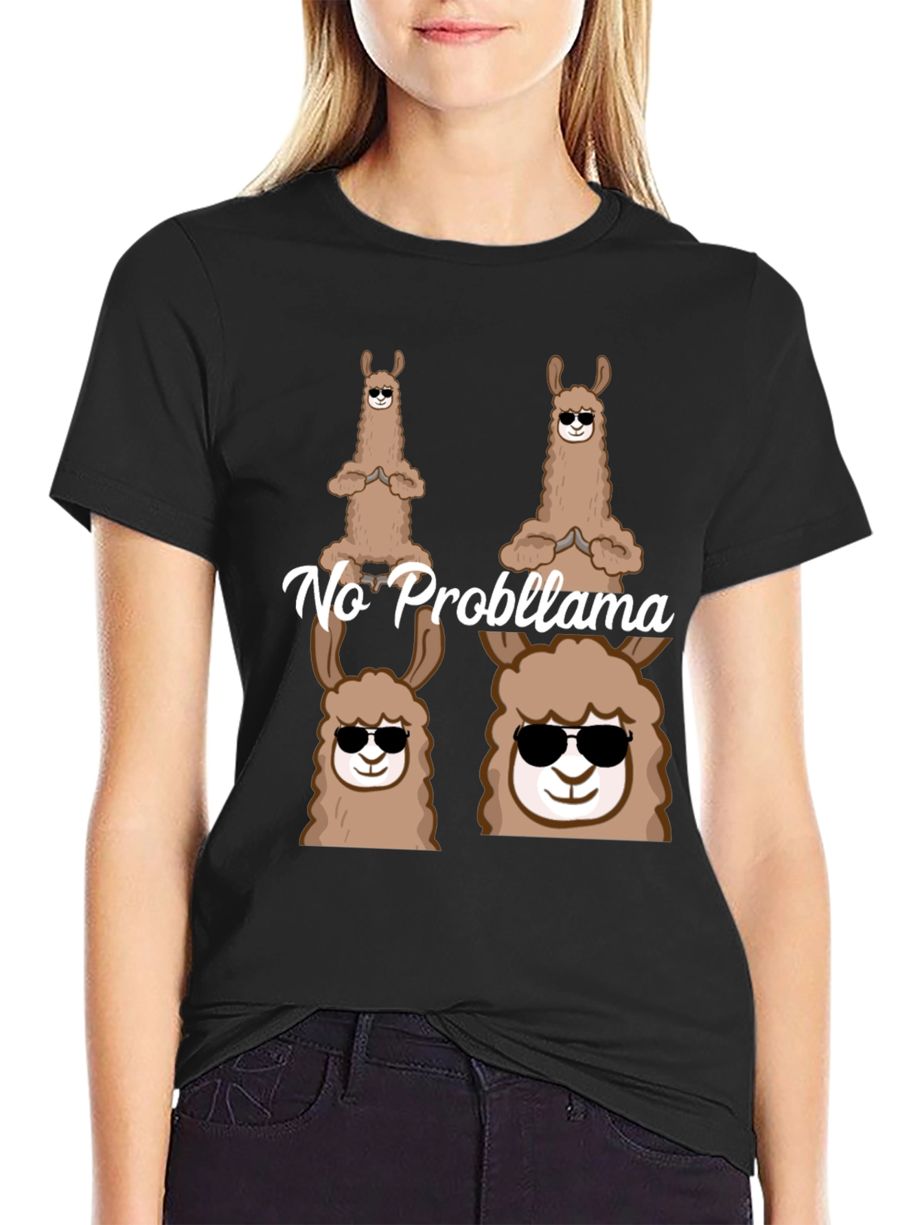 No Problllama Graphic Tee