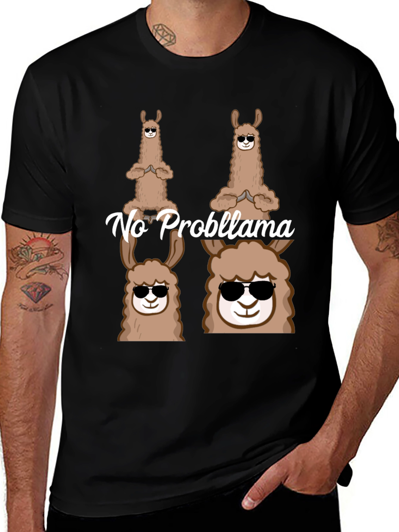 No Problllama Graphic Tee