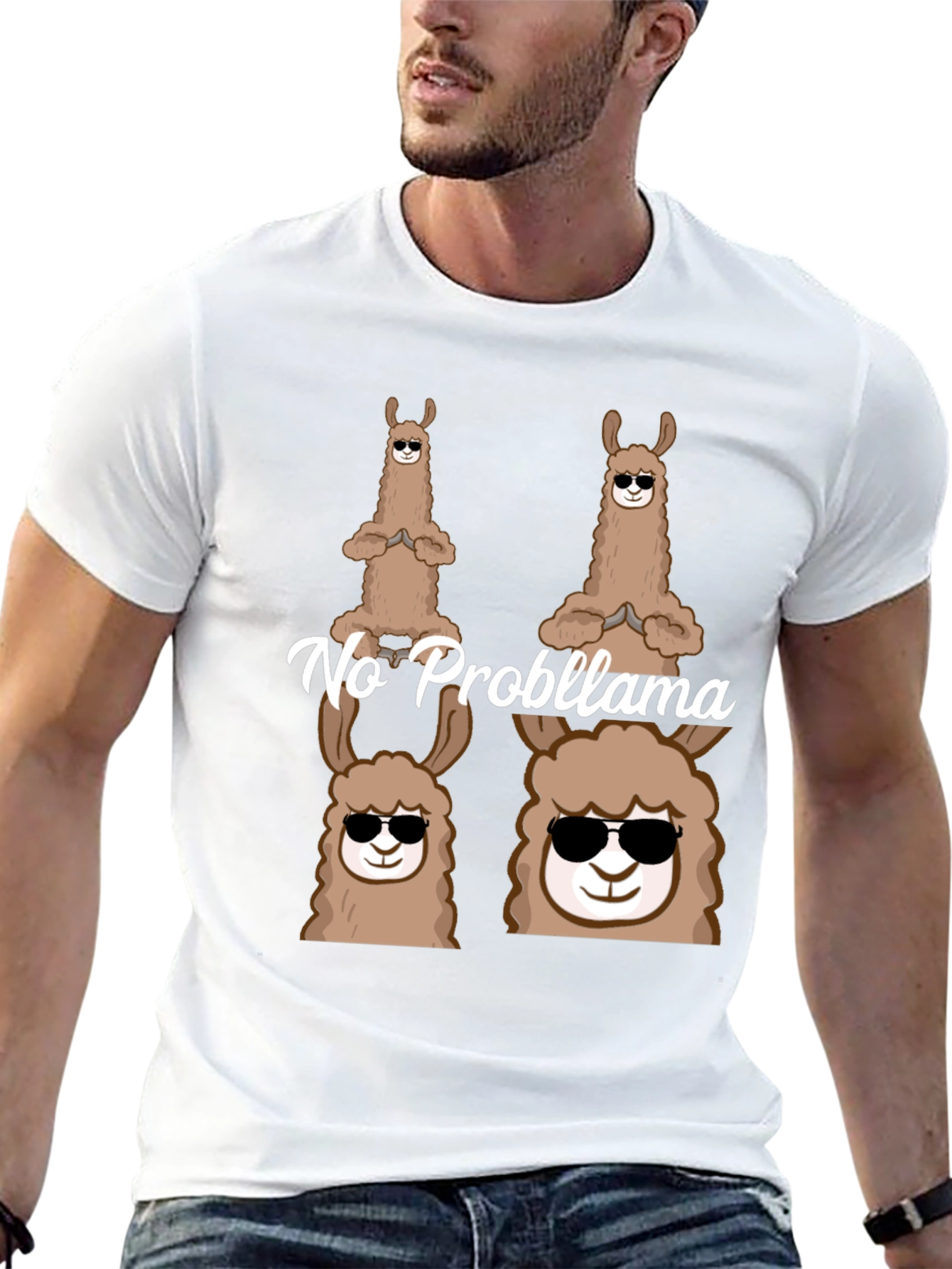 No Problllama Graphic Tee