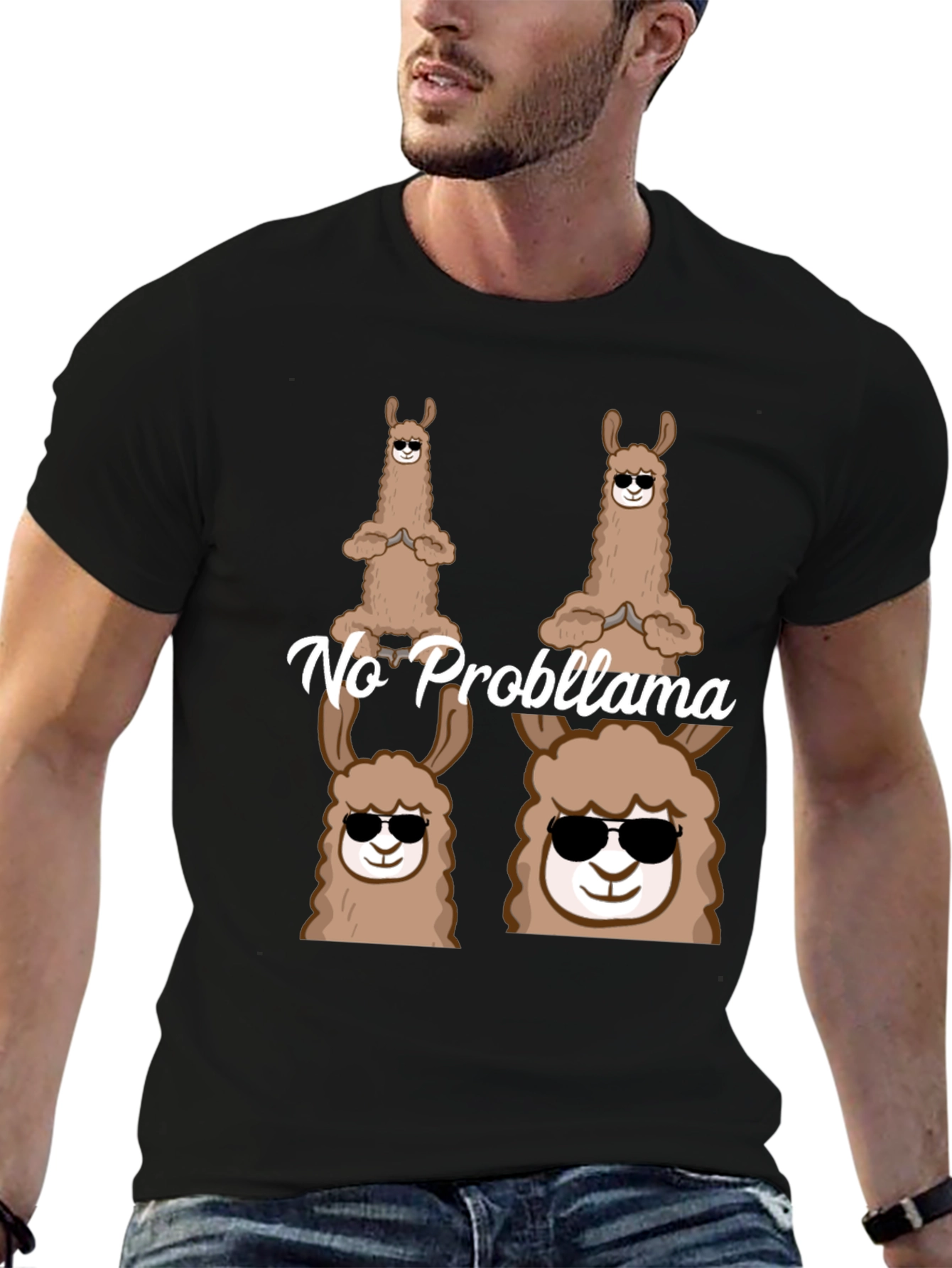 No Problllama Graphic Tee