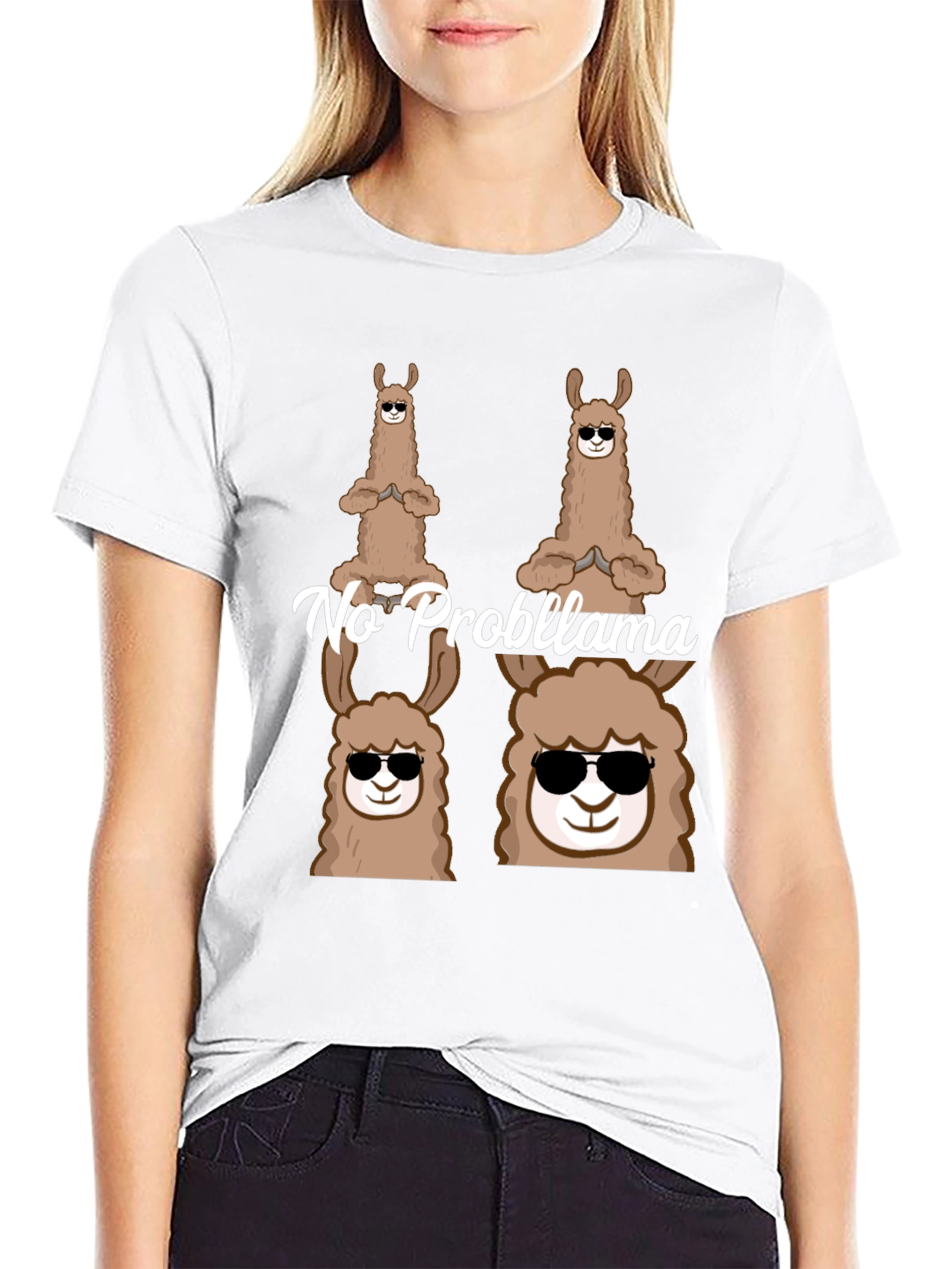 No Problllama Graphic Tee
