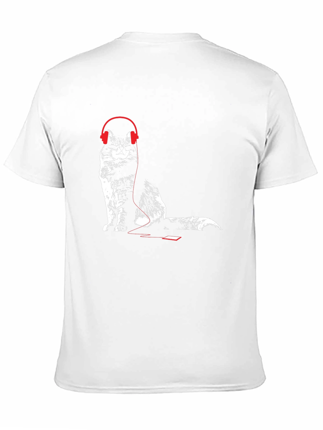 Cool Cat Headphones Graphic Tee