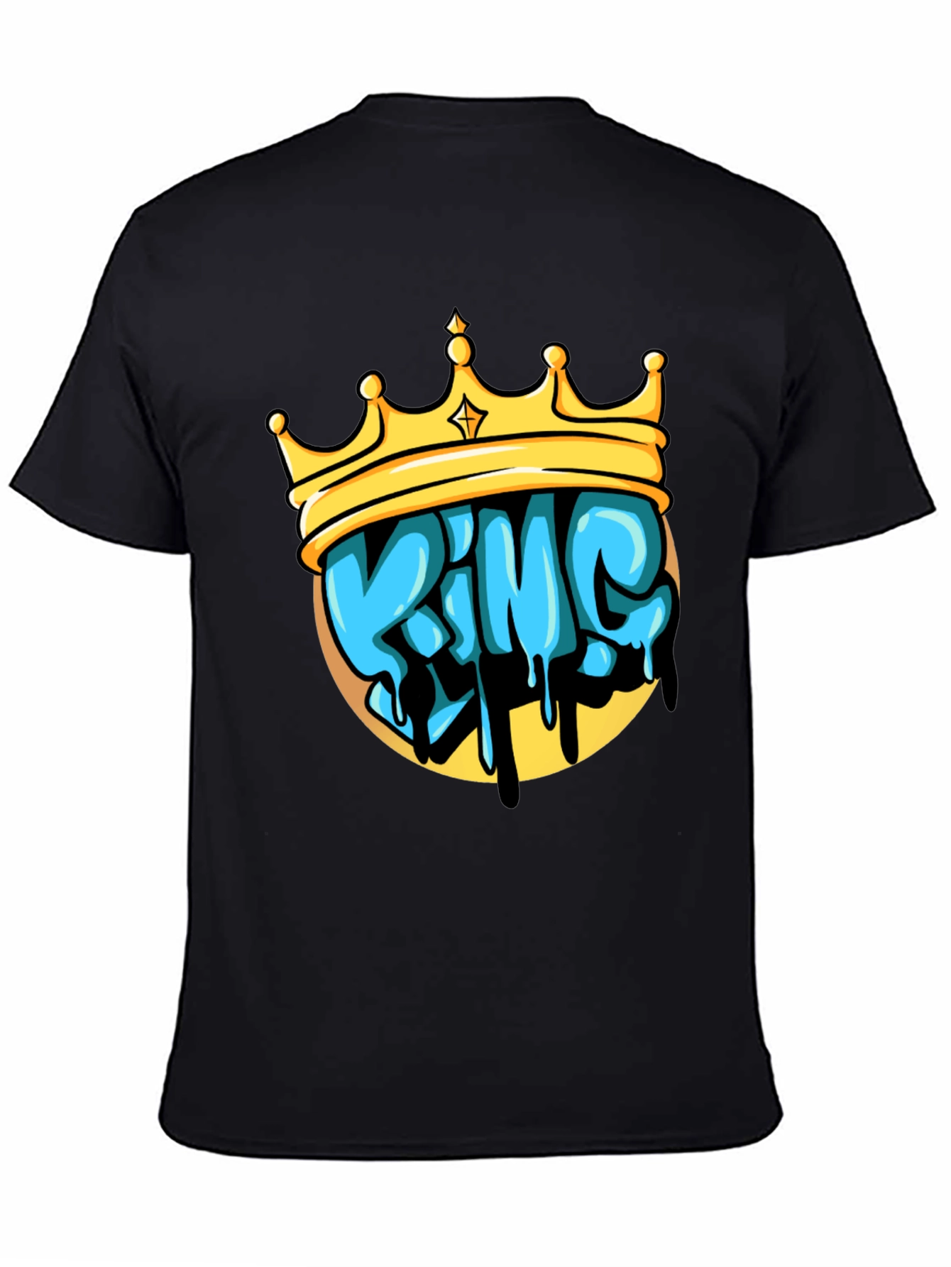 King Crown Graphic Tee - Mens Black T-Shirt