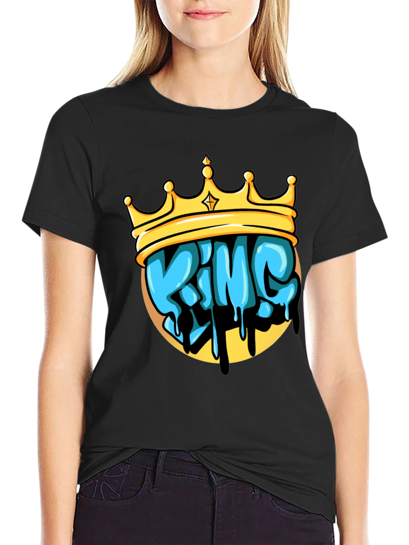 King Crown Graphic Tee - Mens Black T-Shirt