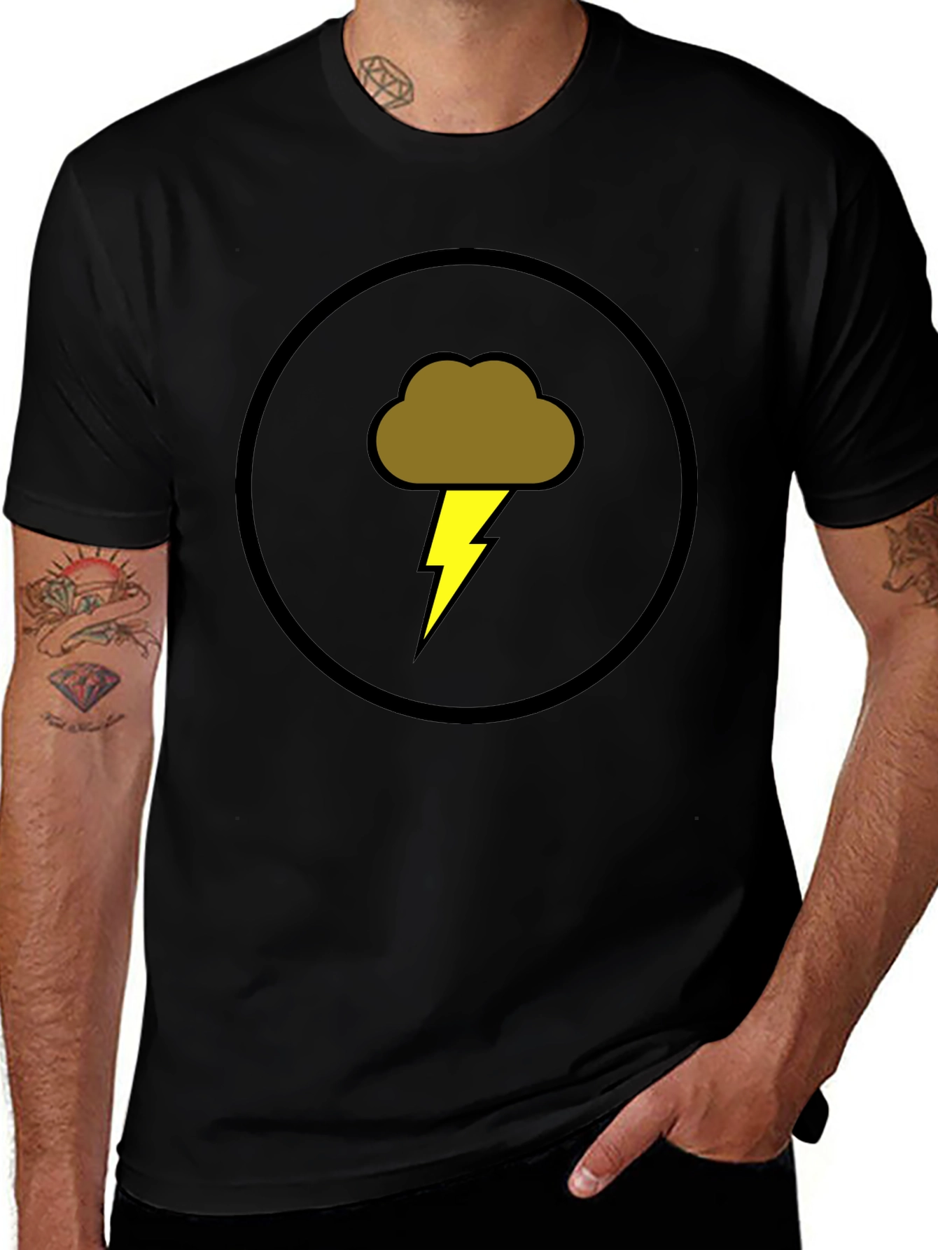 Stormy Weather Graphic Tee - Bold Design