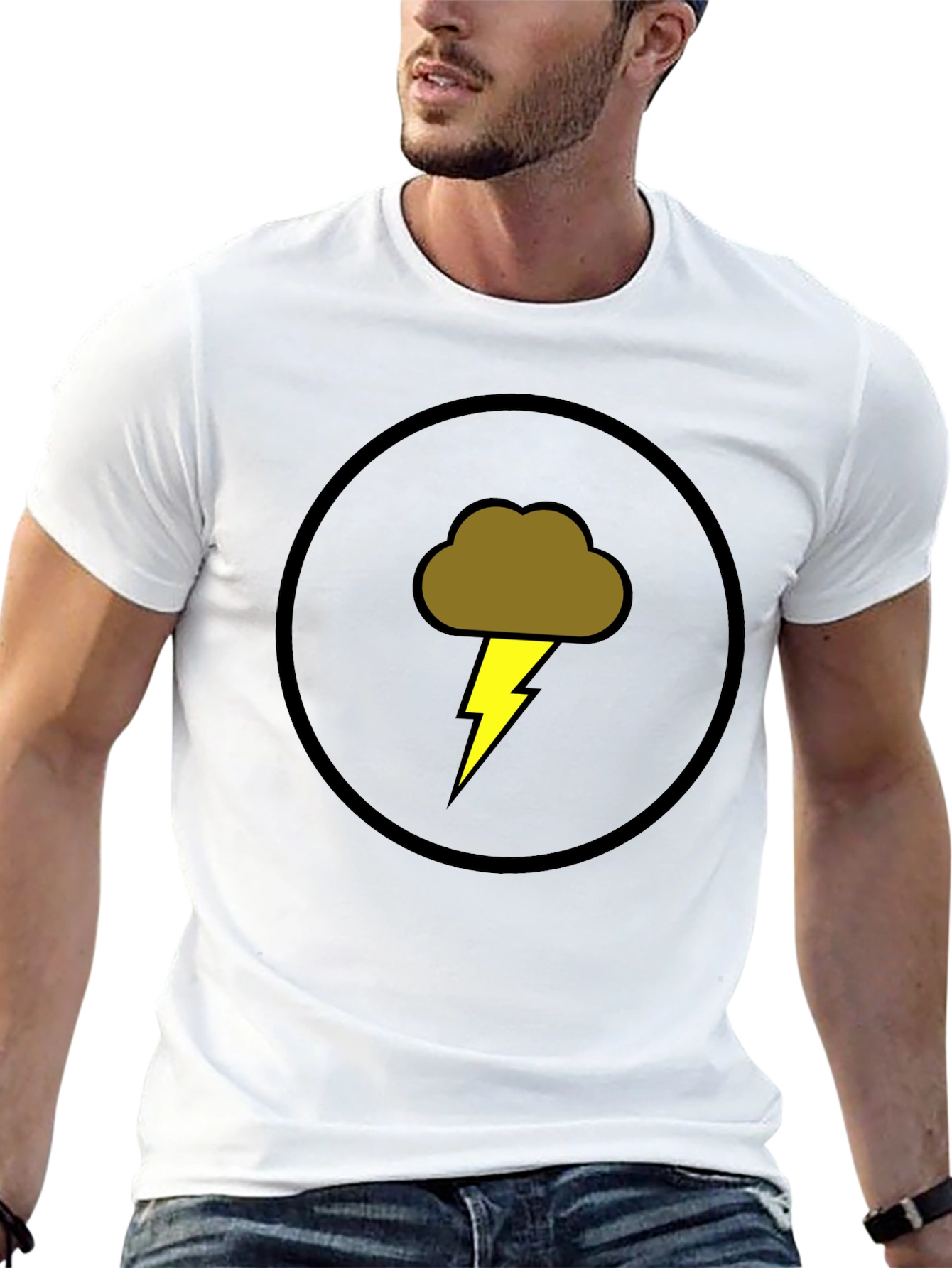 Stormy Weather Graphic Tee - Bold Design