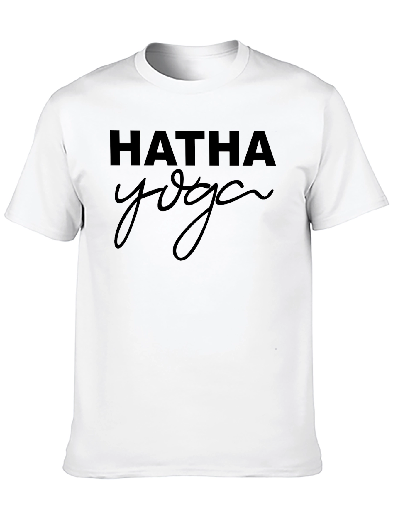 Hatha Yoga Black T-Shirt