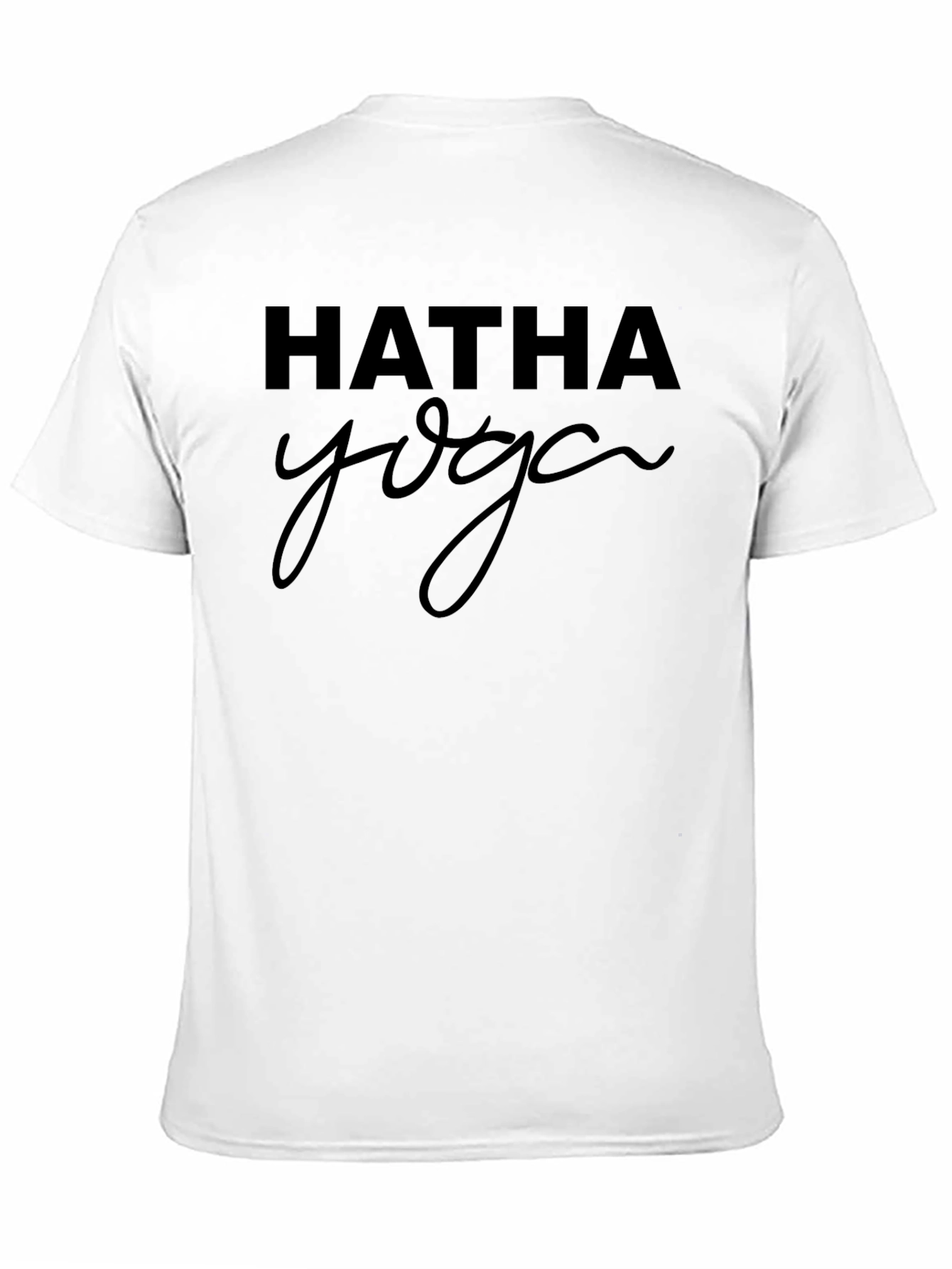 Hatha Yoga Black T-Shirt