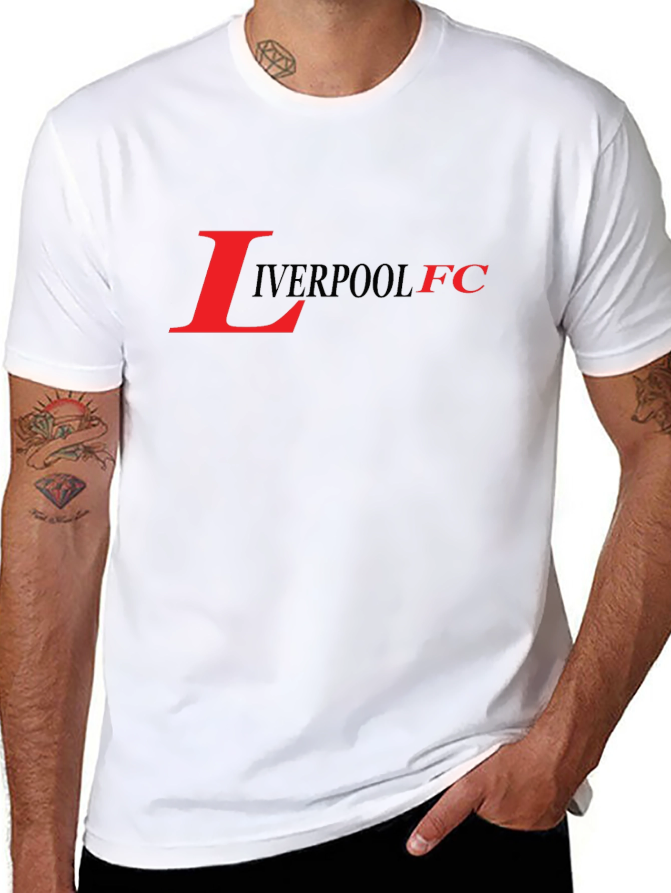 Liverpool FC Graphic Black T-Shirt