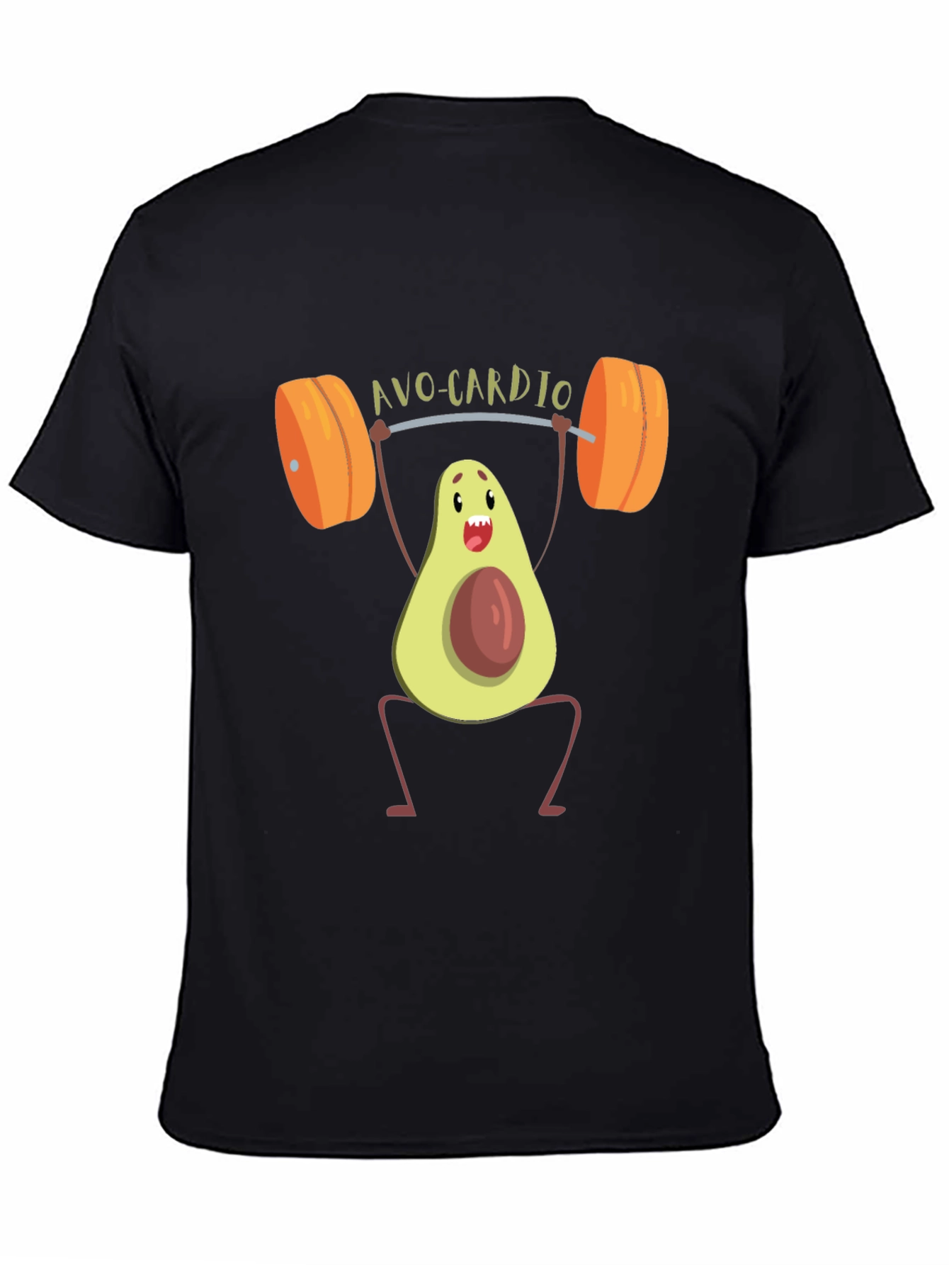 Avo-Cardio Mens Black T-Shirt