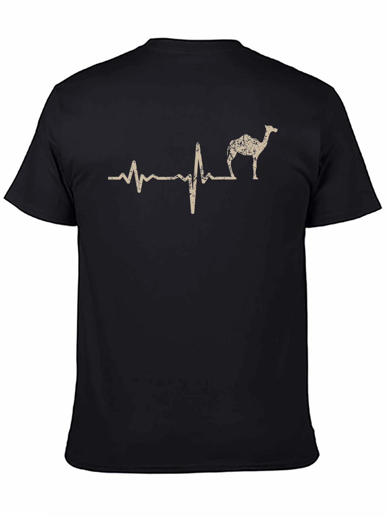 Camel Heartbeat T-Shirt - Humorous Desert Animal Tee