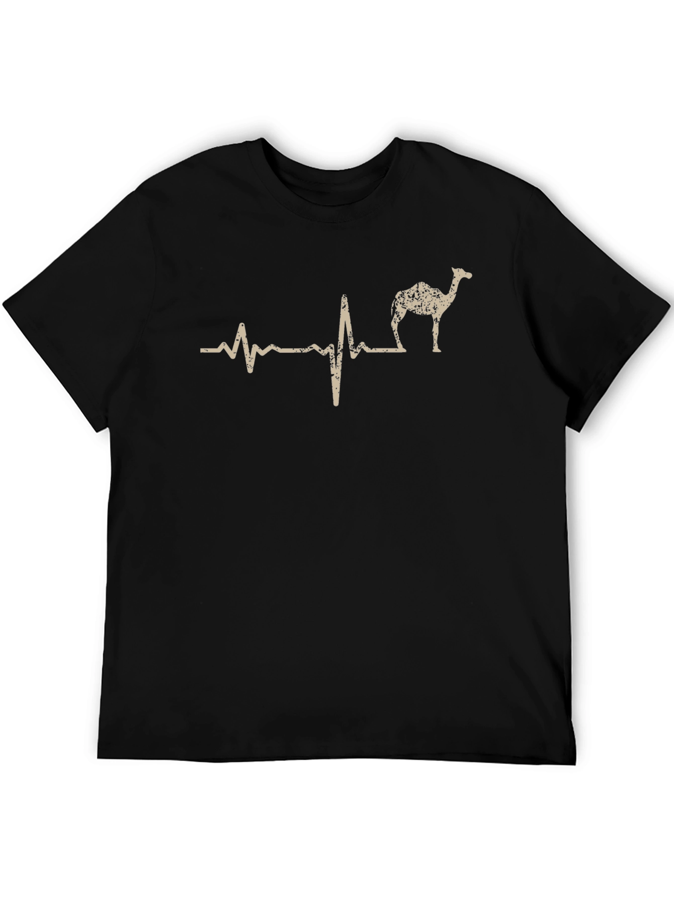 Camel Heartbeat T-Shirt - Humorous Desert Animal Tee