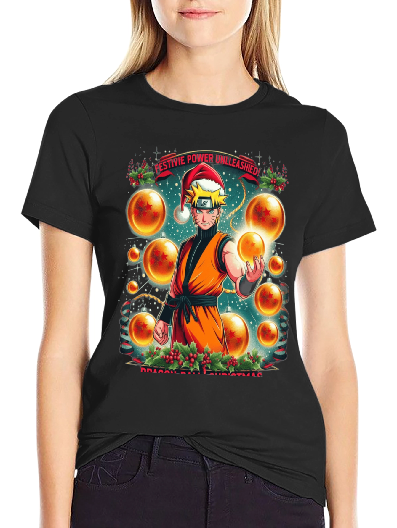 Anime Holiday Graphic Tee