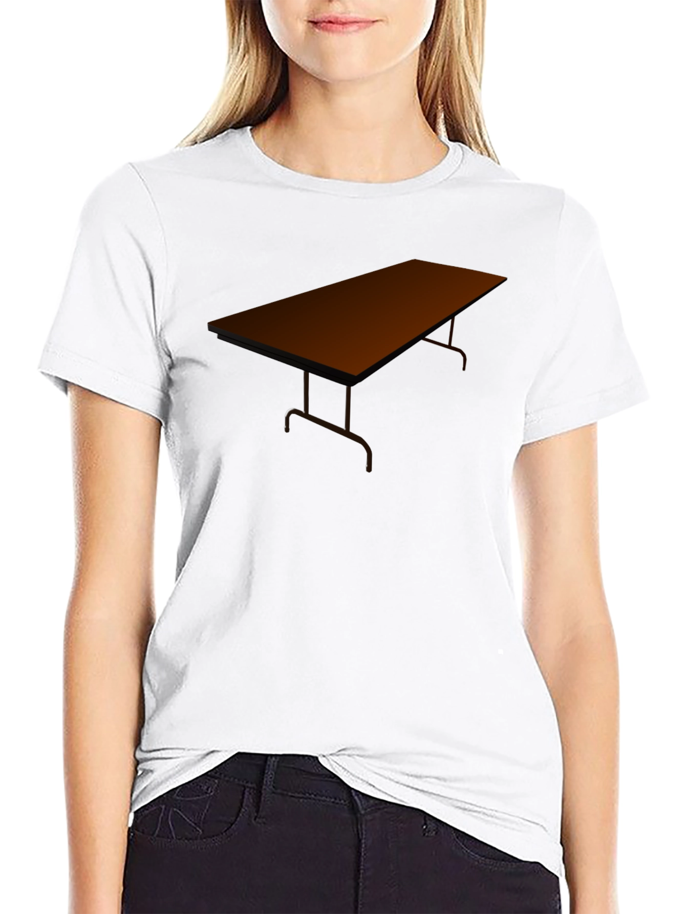 Novelty Table Graphic Tee - Unique Design