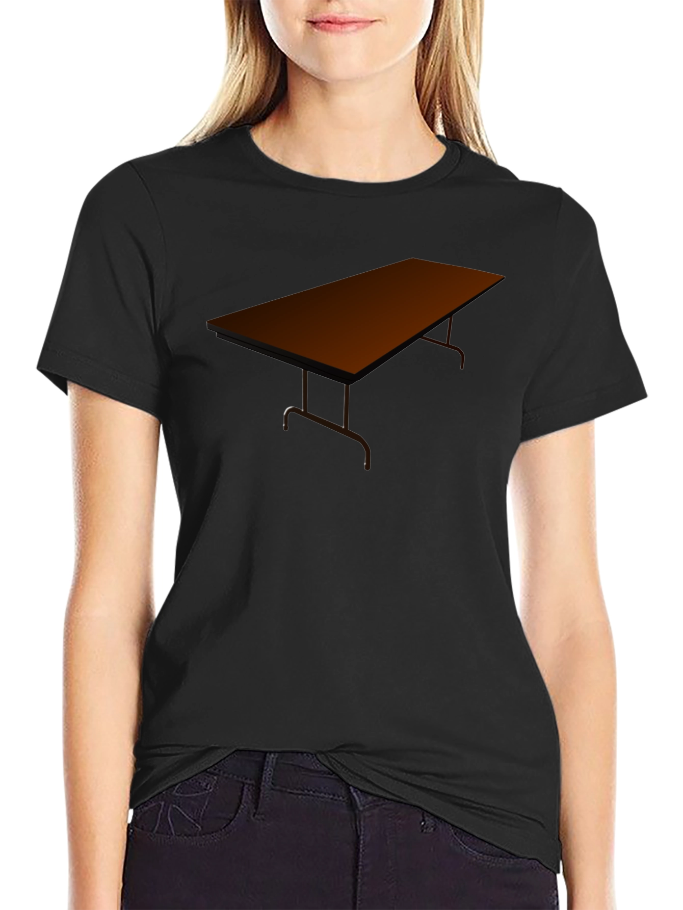 Novelty Table Graphic Tee - Unique Design
