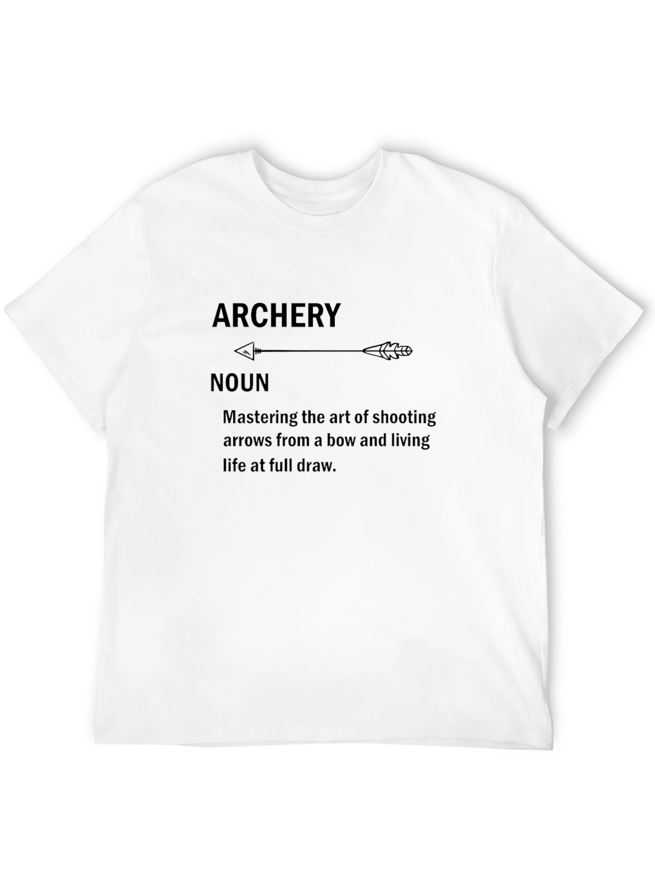 Archery Definition Graphic Tee - Black