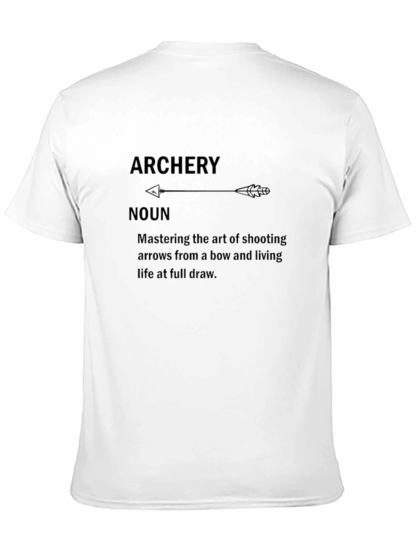 Archery Definition Graphic Tee - Black