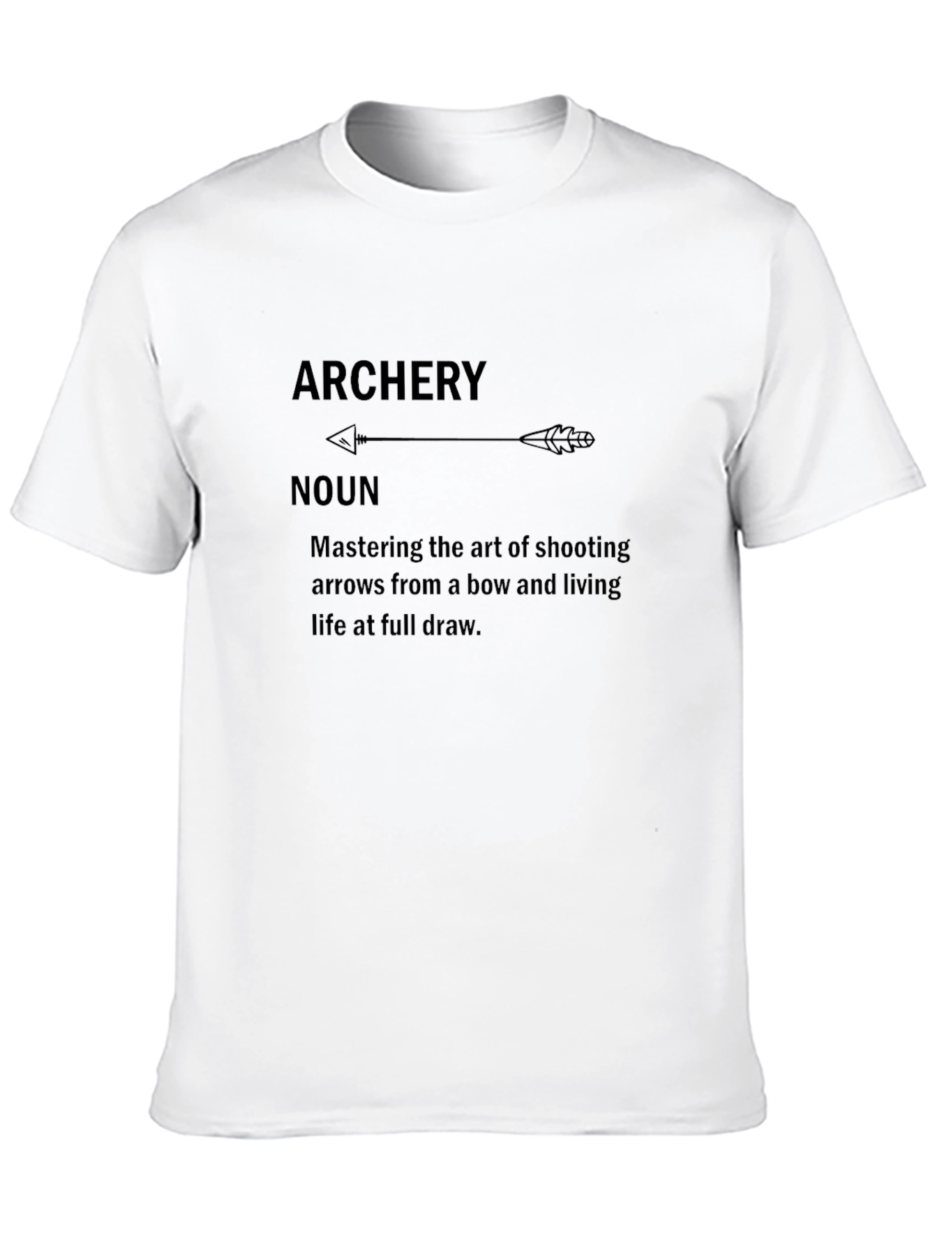 Archery Definition Graphic Tee - Black