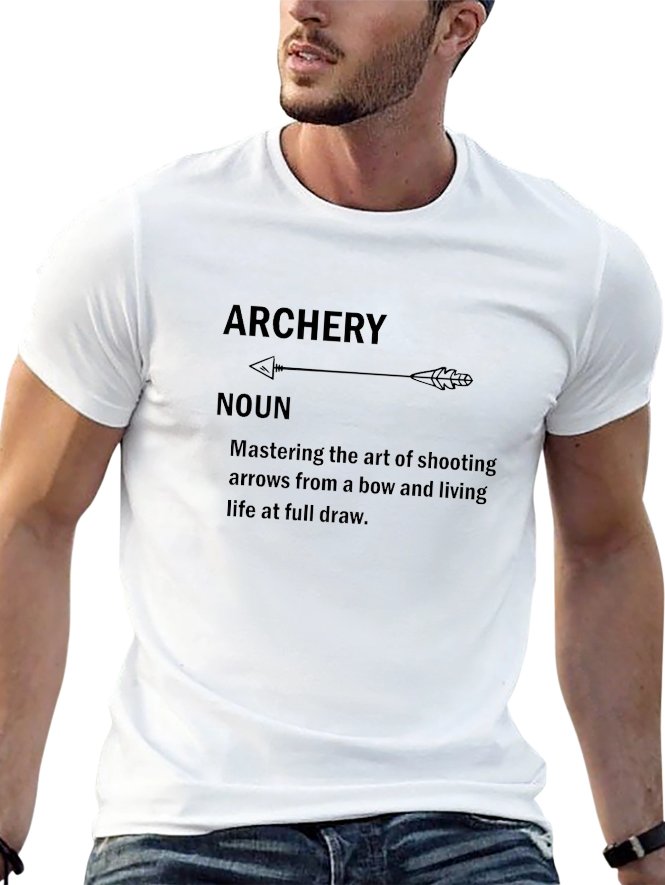 Archery Definition Graphic Tee - Black