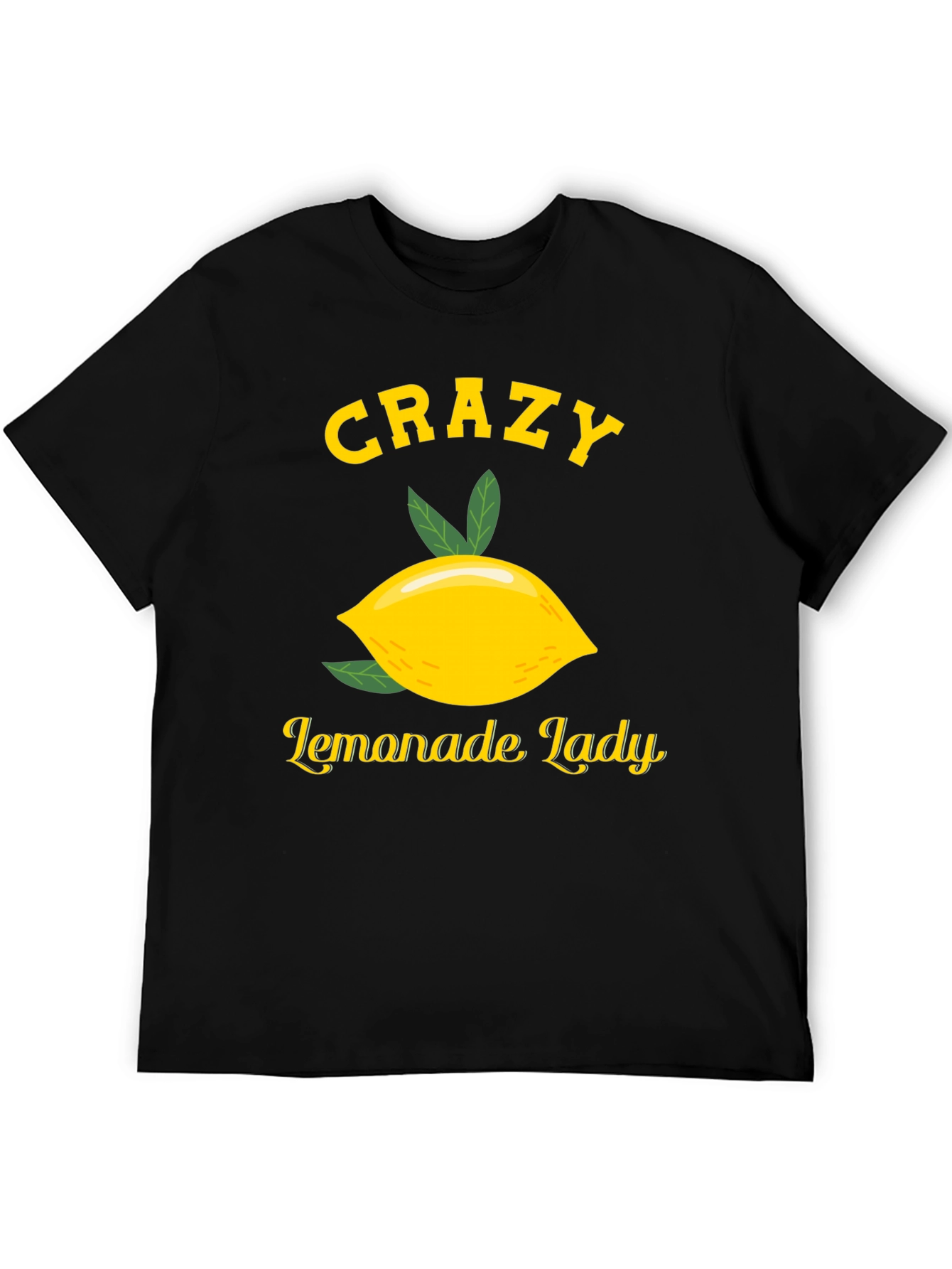 Crazy Lemonade Lady T-Shirt - Black