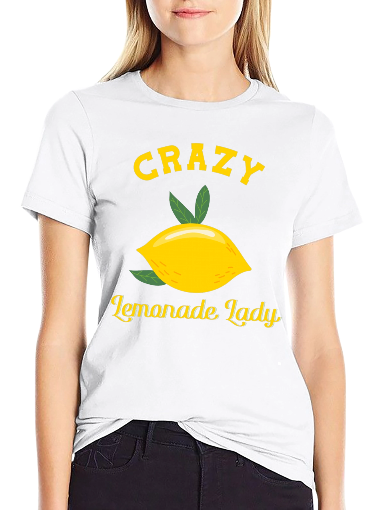 Crazy Lemonade Lady T-Shirt - Black