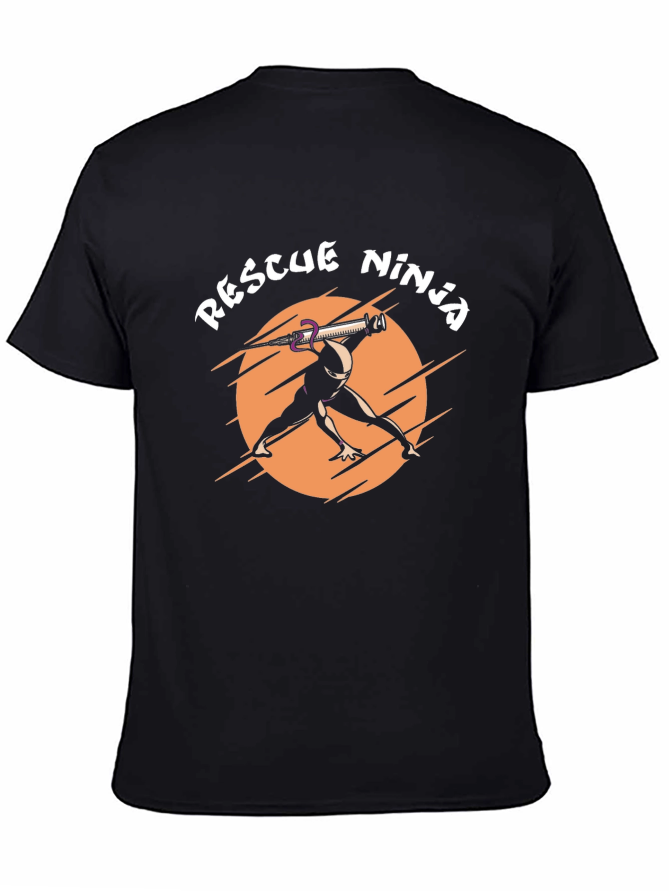 Rescue Ninja Graphic Tee - Black
