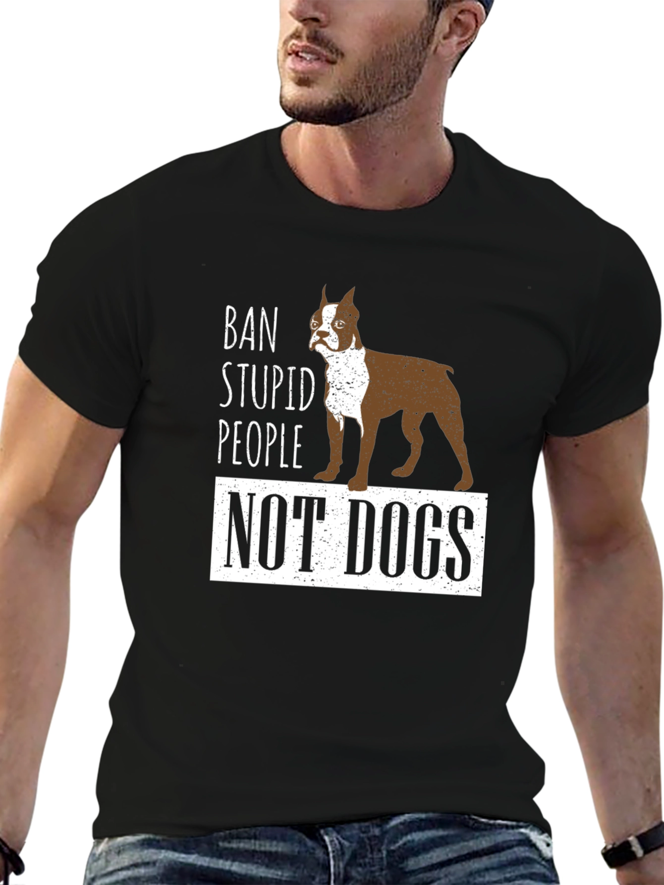 Ban Stupid People Not Dogs T-Shirt