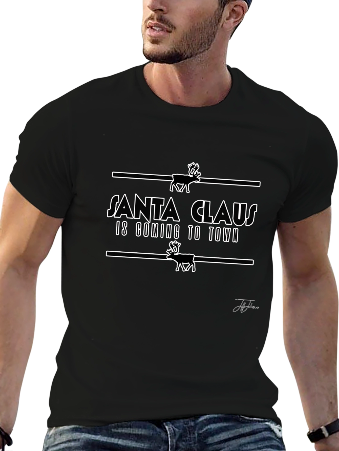 Santa Claus is Coming to Town Graphic Tee