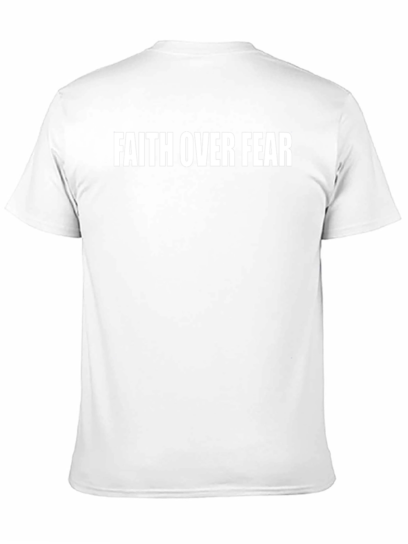 Faith Over Fear Graphic T-Shirt - Black