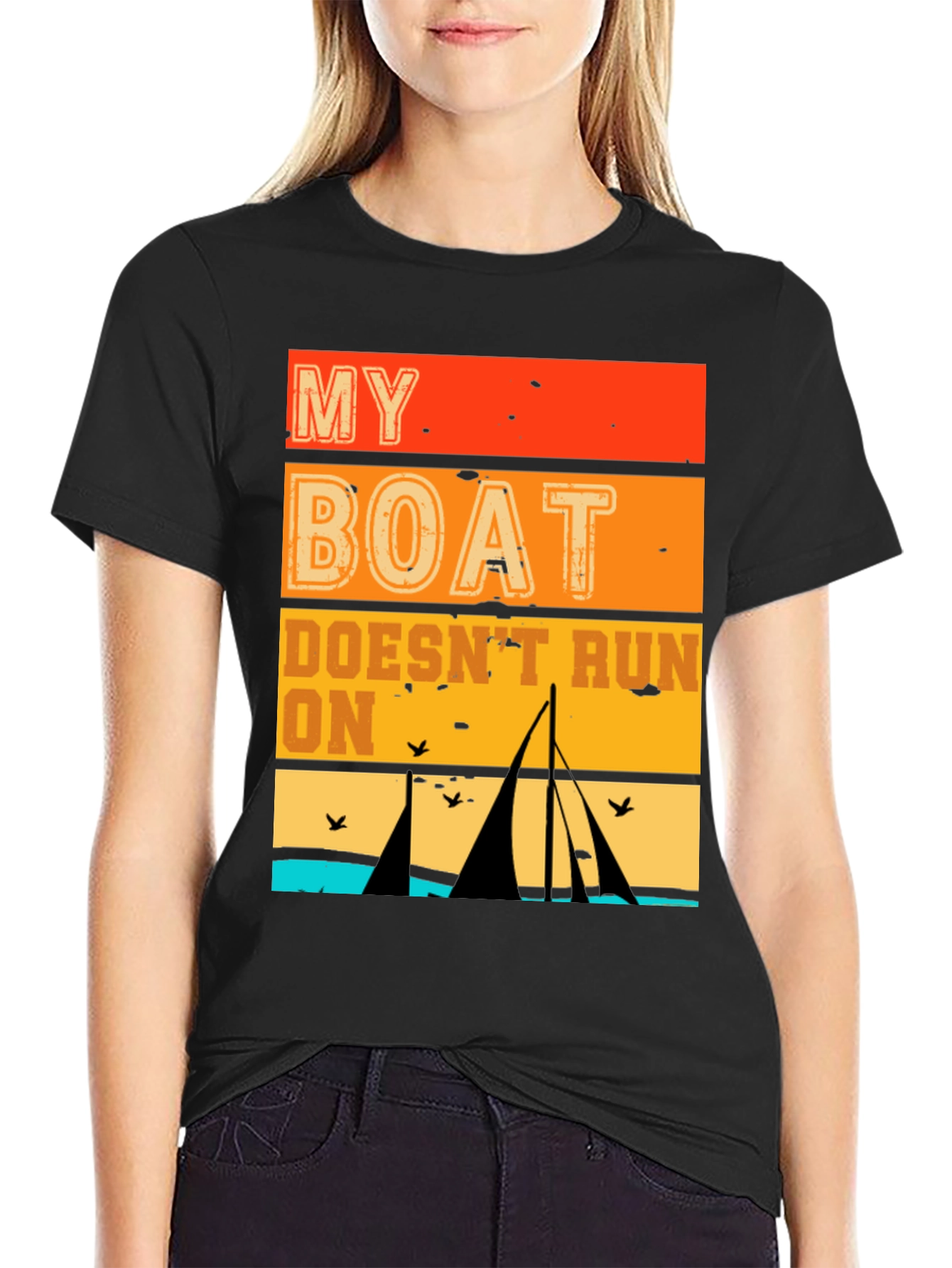 My Boat Doesnt Run On Thanks T-Shirt
