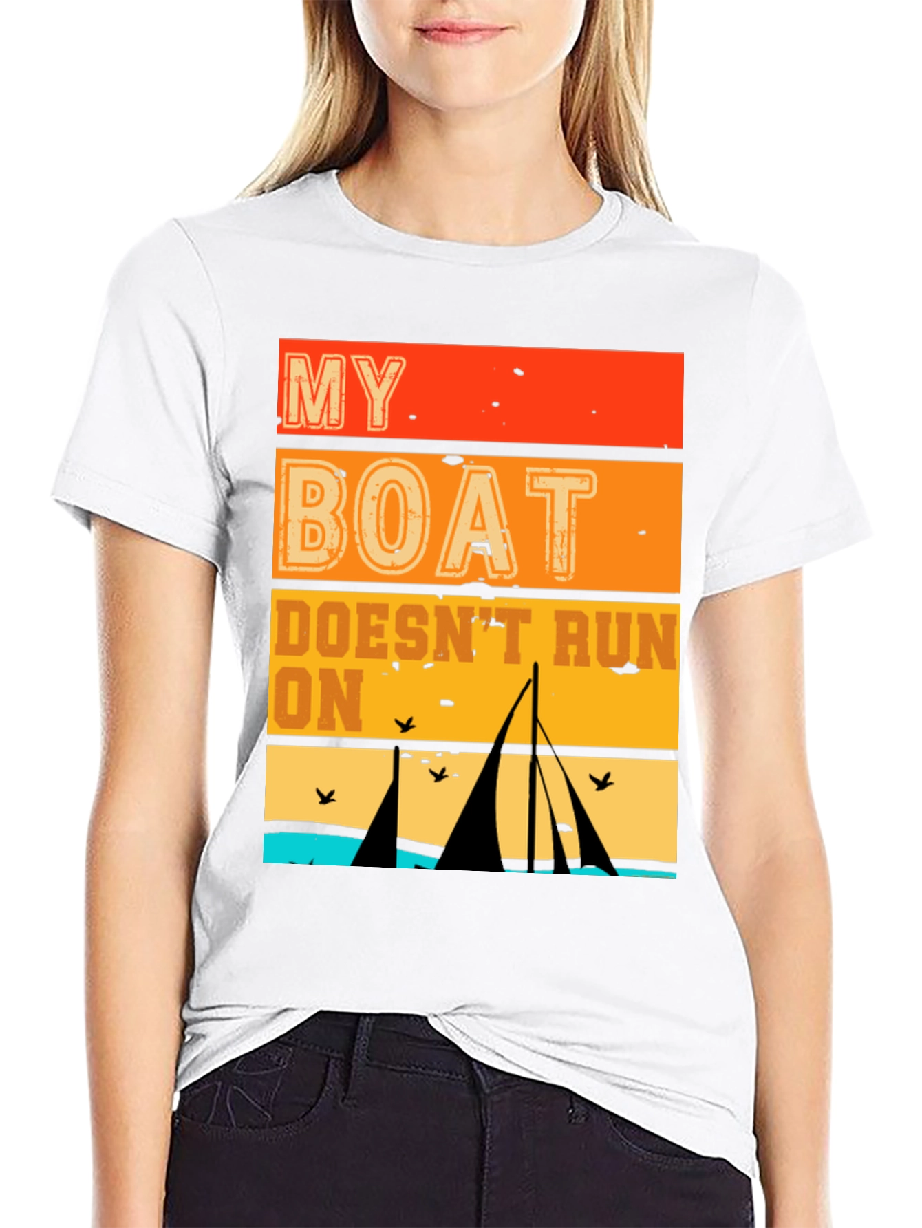 My Boat Doesnt Run On Thanks T-Shirt