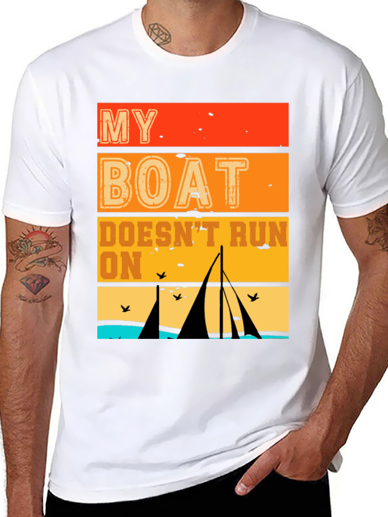 My Boat Doesnt Run On Thanks T-Shirt