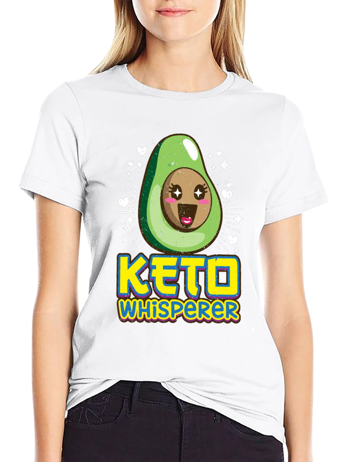 Keto Whisperer Avocado T-Shirt - Cute & Trendy!